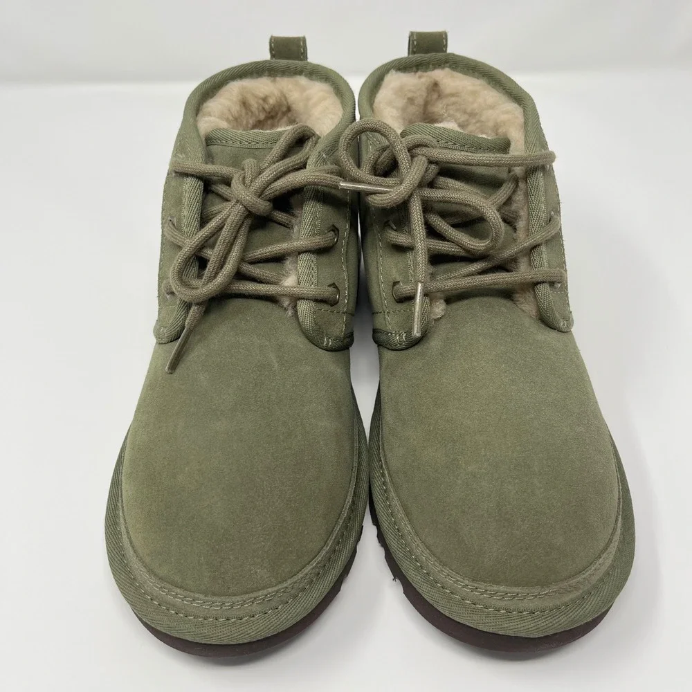 UGG Neumel Olive Green Suede Lace Up Chukka Boots 3236 Men's‎ 6
